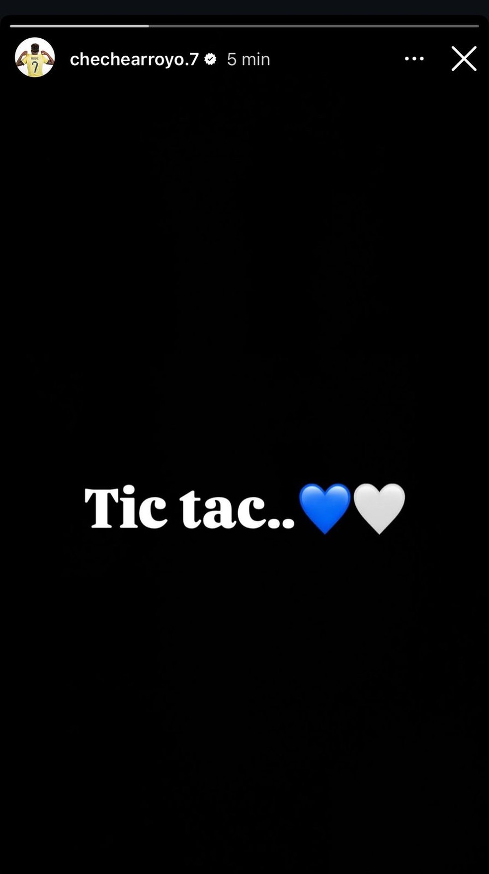 Postagem de Arroyo nas redes sociais — Foto: Redes sociais