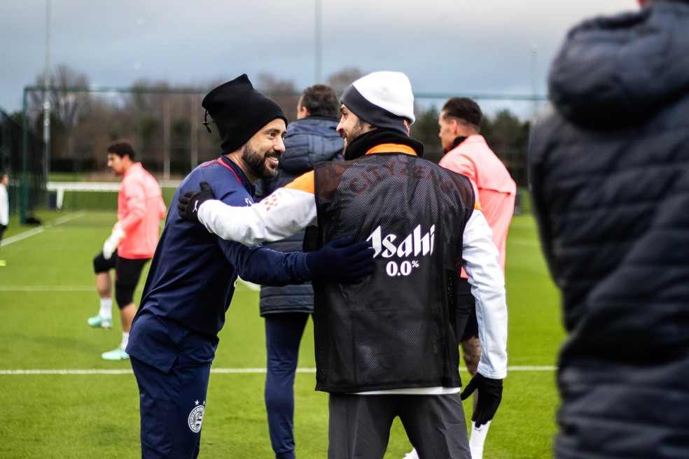 Everton Ribeiro e Bernardo Silva — Foto: Letícia Martins / EC Bahia / Divulgação