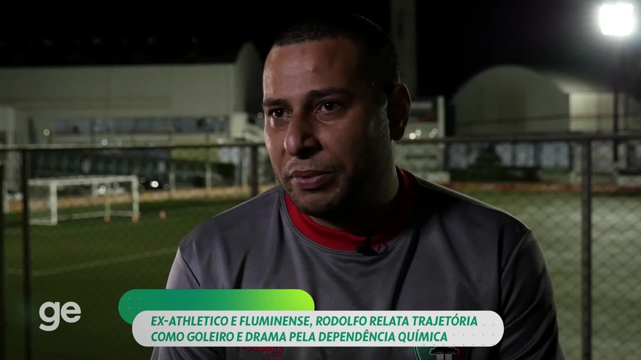 Ex-Athletico e Flu, Rodolfo relata trajetória como goleiro e drama com dependência química
