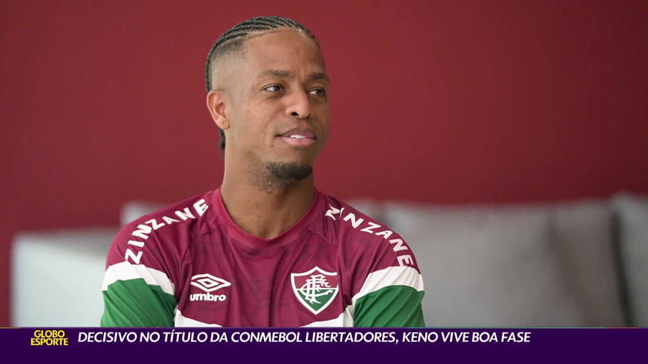 Decisivo no título da Comenbol Libertadores, Keno vive boa fase no futebol