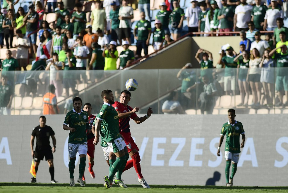 Palmeiras x Athletico, no primeiro turno do Brasileiro 2024 — Foto: Marcos Ribolli