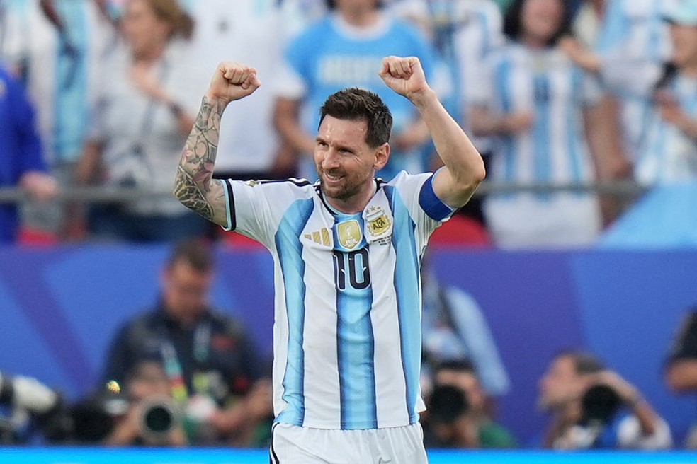Messi Argentina Argélia Cartola da Copa