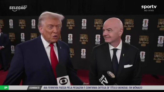 Trump diz que Copa do Mundo tem recorde de ingressos vendidos e elogia Pel&eacute;: "Um dos grandes da hist&oacute;ria" - Programa: Futebol Internacional 