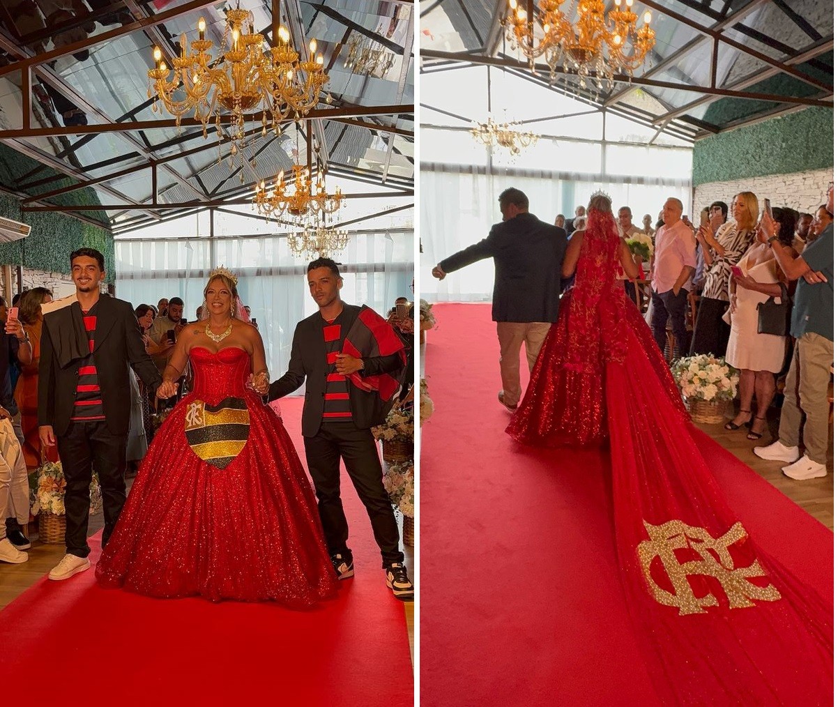 Noiva se Casa de Flamengo e Fará Escala no Maracanã Antes da Lua de Mel