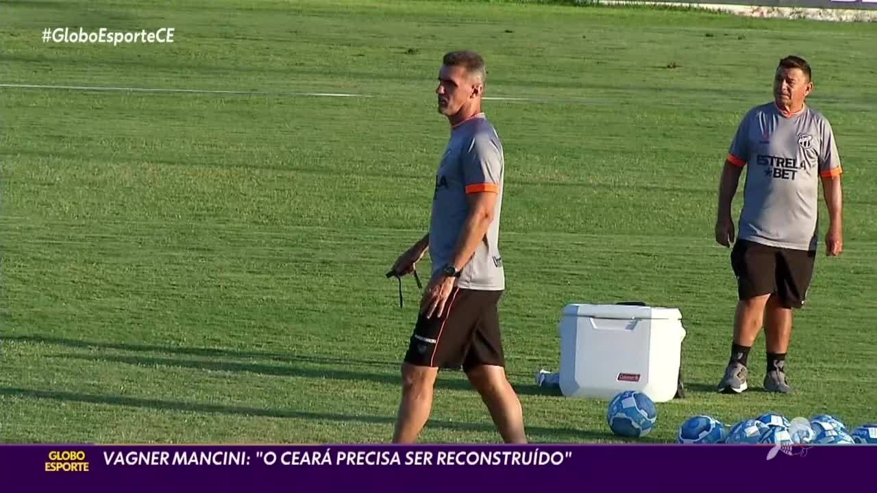 'Ceará precisa ser reconstruído', declara treinador Vagner Mancini