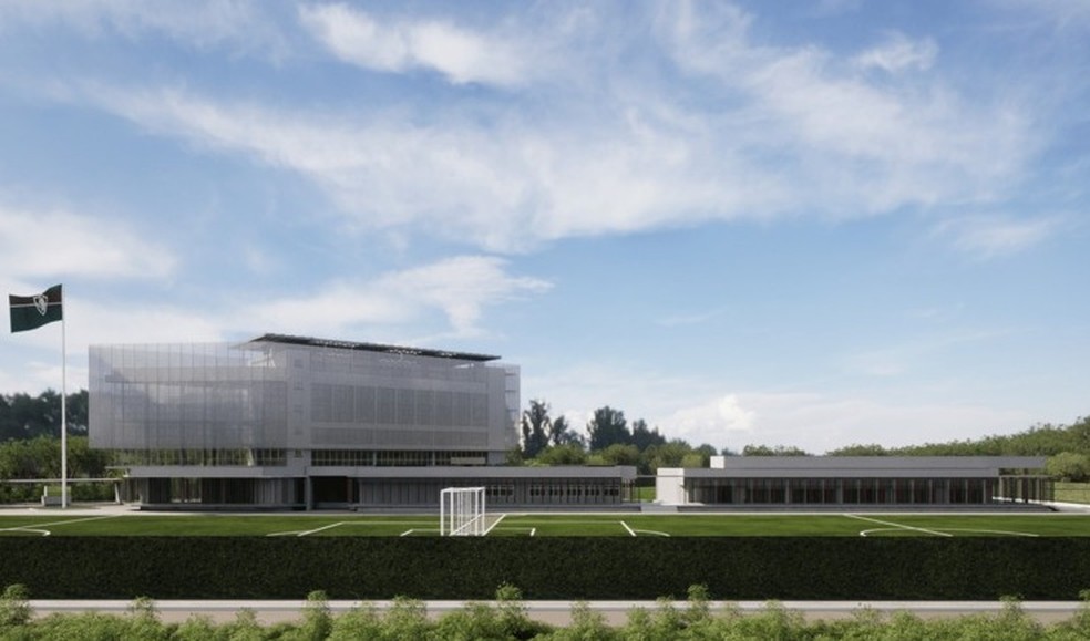 Projeto da reforma do CT Carlos Castilho — Foto: Reprodução