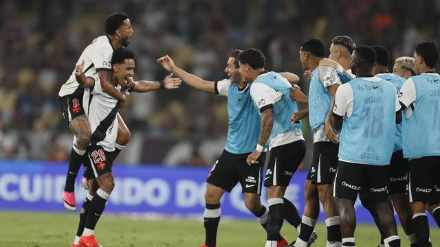 Comemoração do gol de Brenner em Fluminense x Vasco