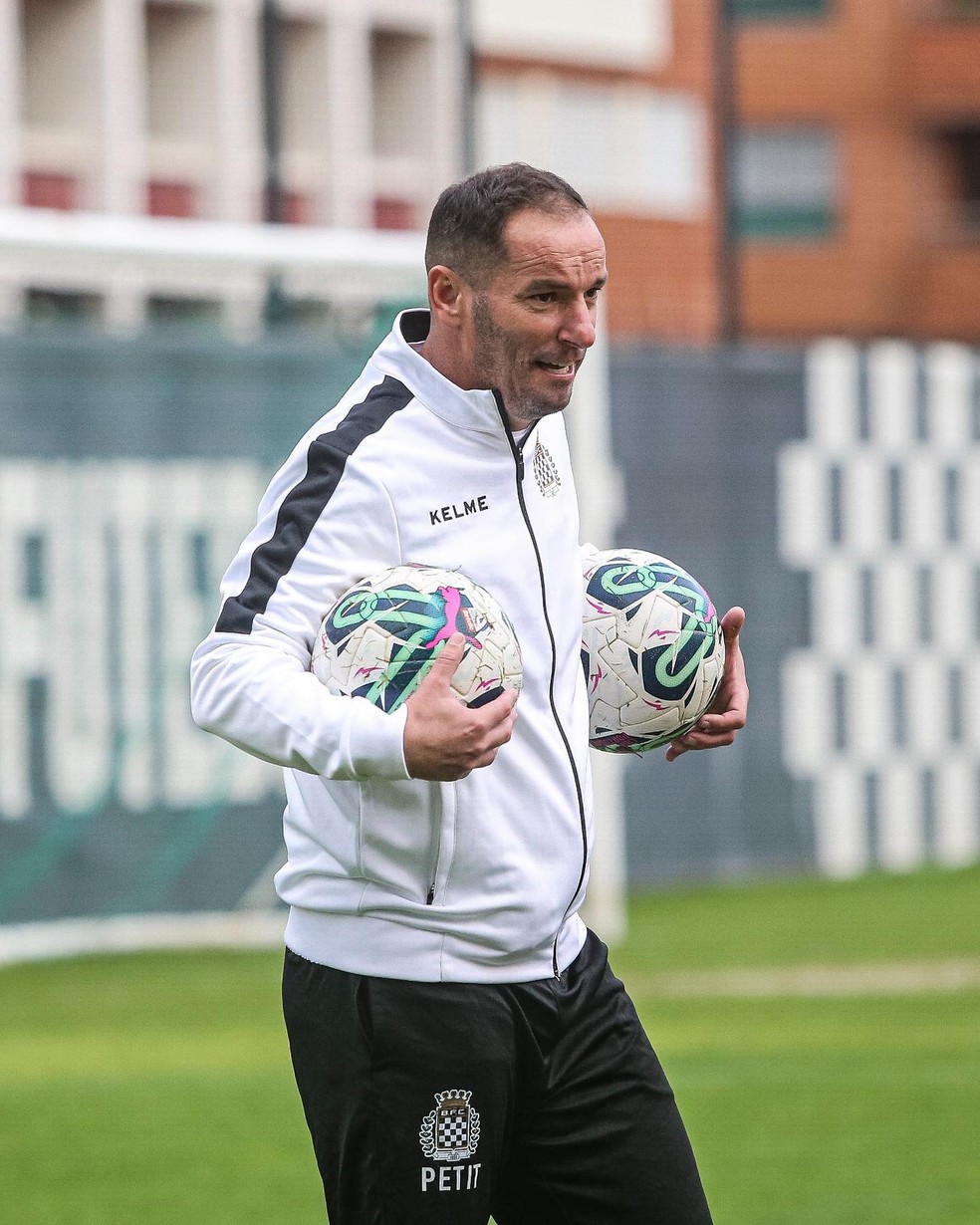 Petit era técnico do Boavista, de Portugal — Foto: Divulgação/Boavista FC