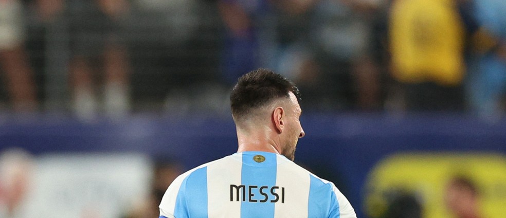 Messi em Argentina x Canadá — Foto: Conmebol