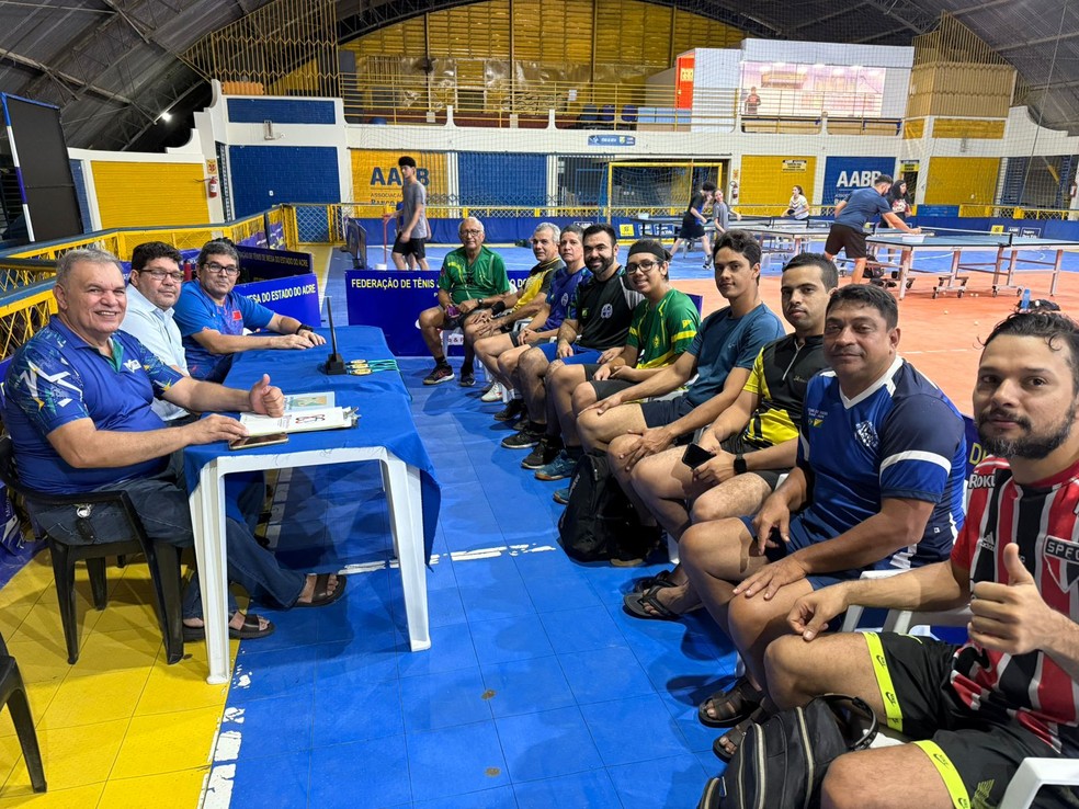 Assembleia Geral Ordinária elege novos diretores da Federação Acreana de Tênis de Mesa (FTMEAC) — Foto: Divulgação/FTMEAC