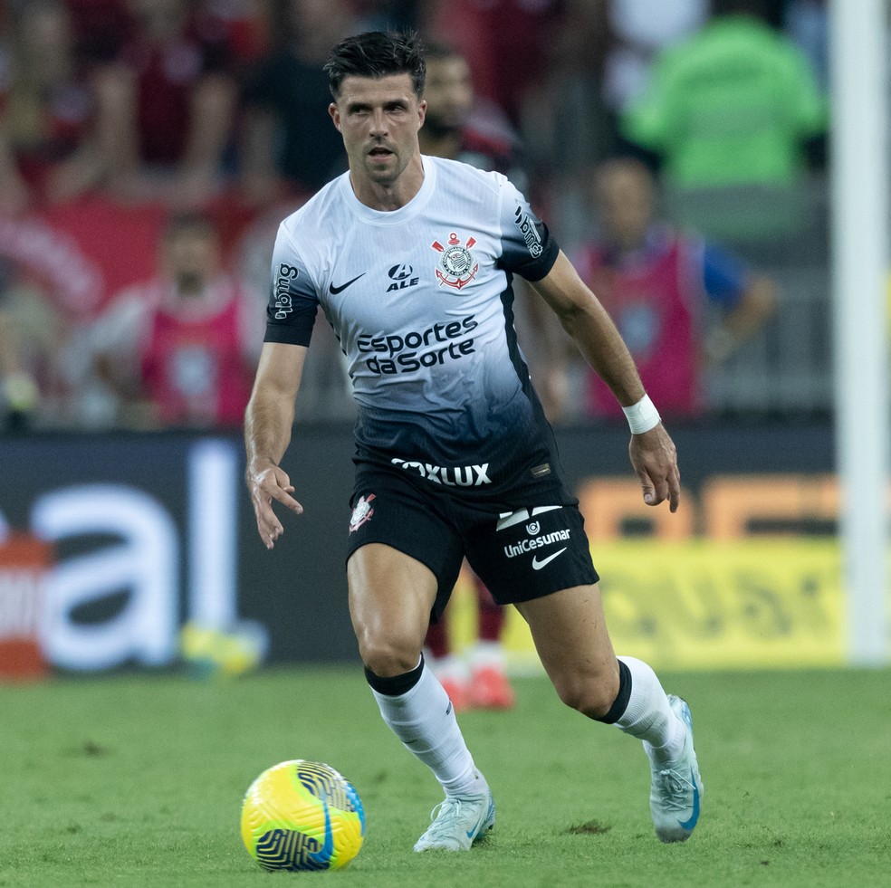 Héctor Hernández atuou como titular do Corinthians diante do Flamengo — Foto: Rodrigo Coca/Ag. Corinthians