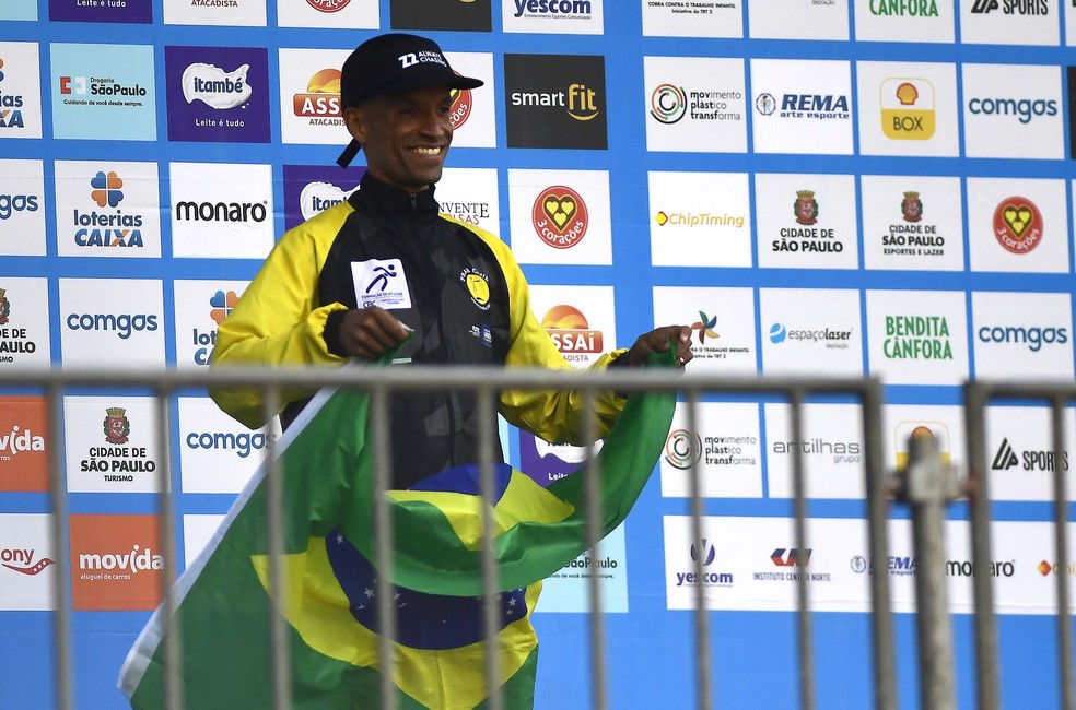 Johnatas de Oliveira fica em sexto lugar na São Silvestre 2023 — Foto: Marcos Ribolli