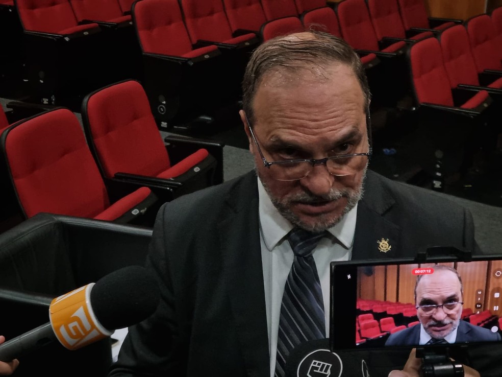 Romeu Tuma Jr. discutiu com o CEO anunciado pelo Corinthians — Foto: José Edgar de Matos