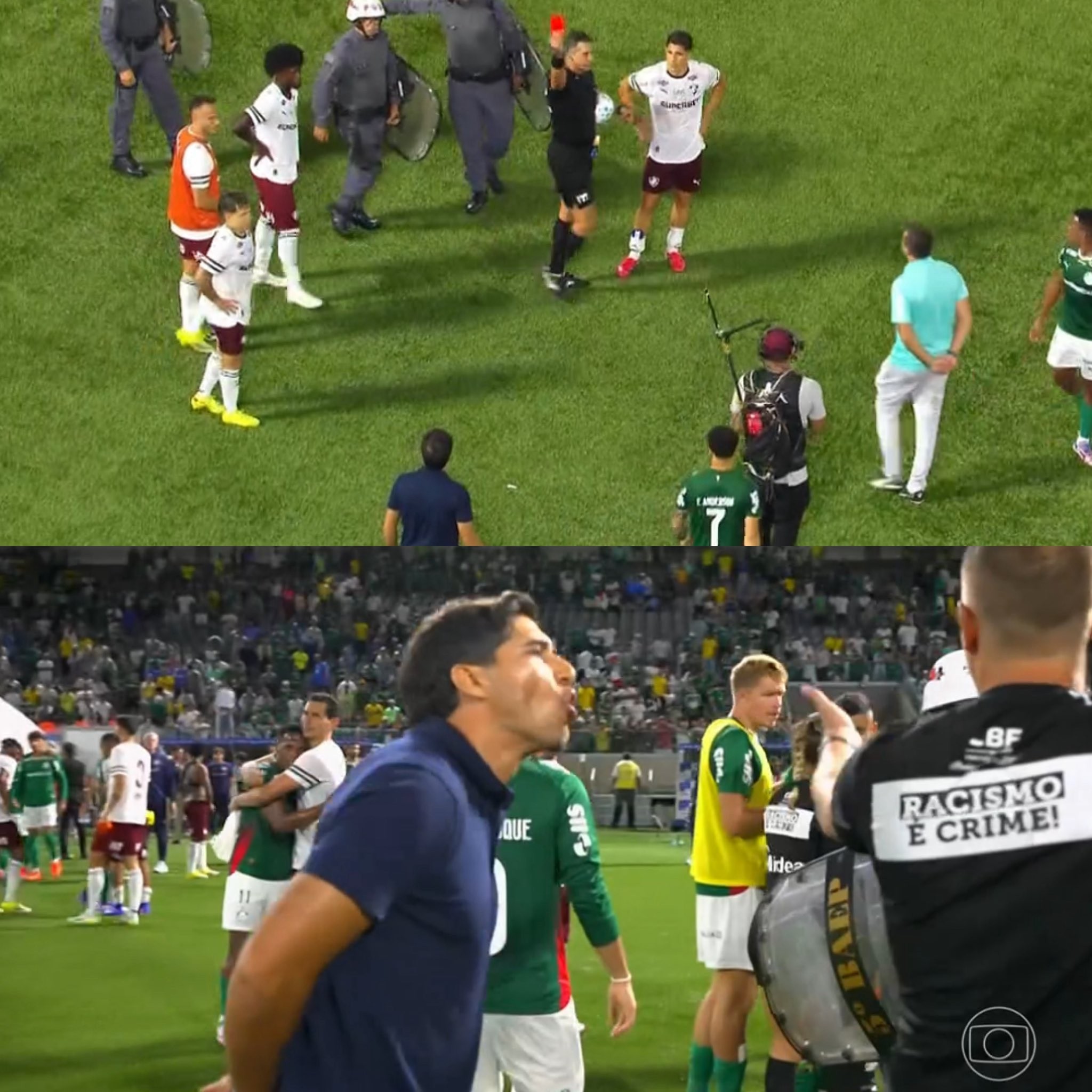 Palmeiras vence Fluminense, Jhon Arias é hostilizado e Corinthians protesta contra racismo na 4ª rodada do Brasileiro