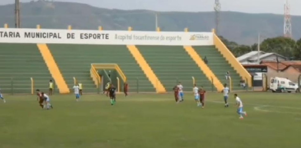 Araguaia vence e entra no G-4 — Foto: TV Araguaia/Reprodução