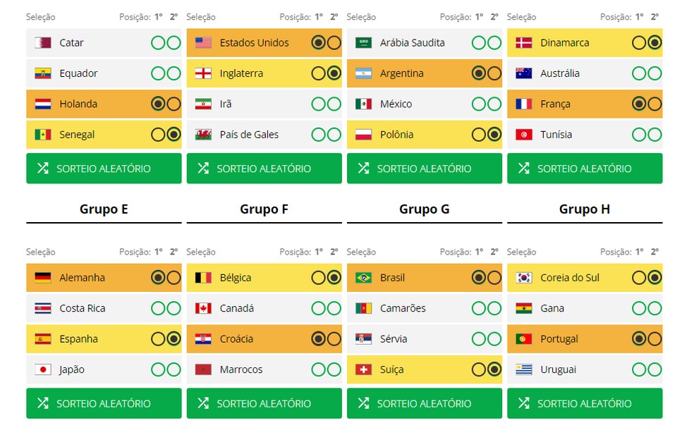 Jogos de hoje na Copa do Mundo: programação de 23/11 - Superesportes