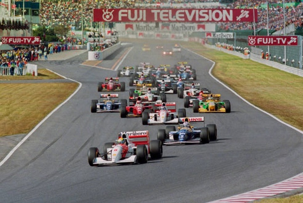 O show de Senna no Japão em sua 40ª vitória na Fórmula 1 - Ayrton