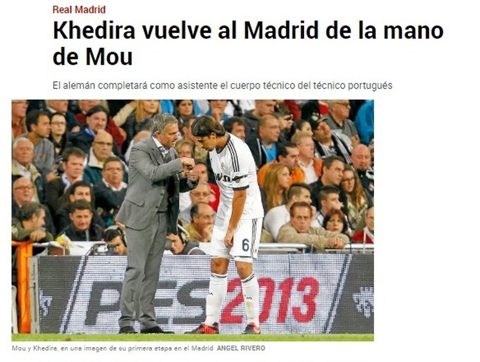 Khedira no Real Madrid — Foto de arquivo