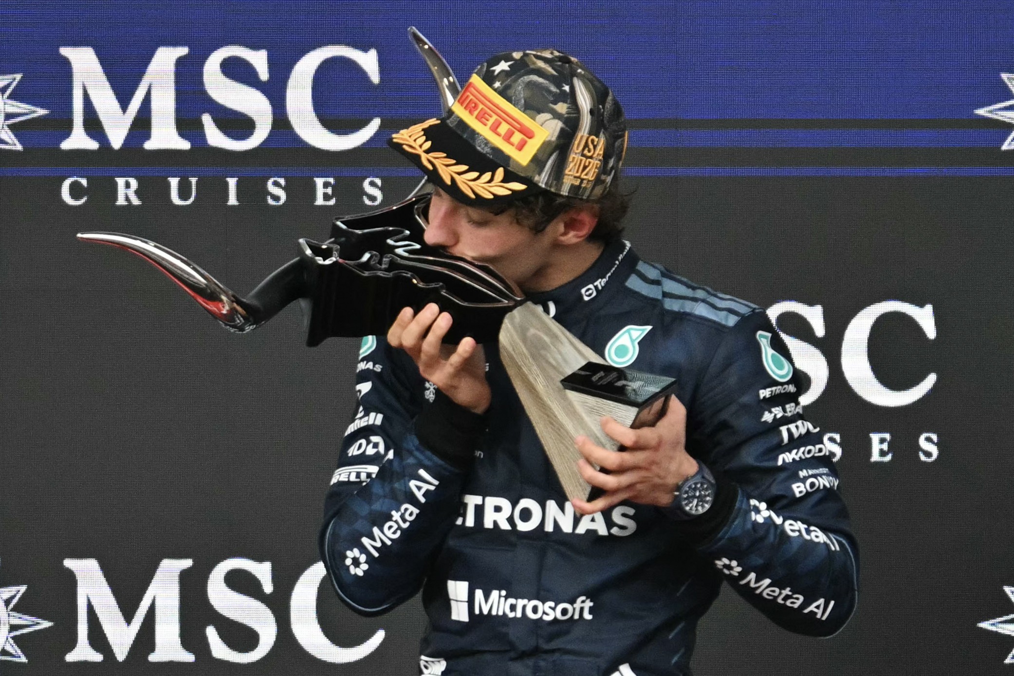 Antonelli chega a 98,8% de chance de ser campeão da F1 no México | Ge
