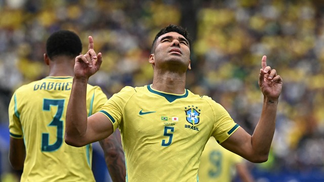 Casemiro gol Brasil Seleção Japão