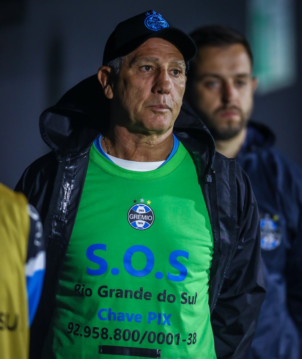 Renato Portaluppi, técnico do Grêmio — Foto: Lucas Uebel/Grêmio