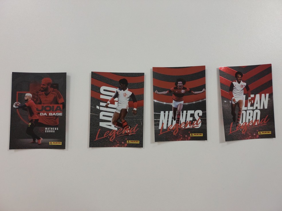 Cards do Flamengo &mdash; Foto: Fred Gomes