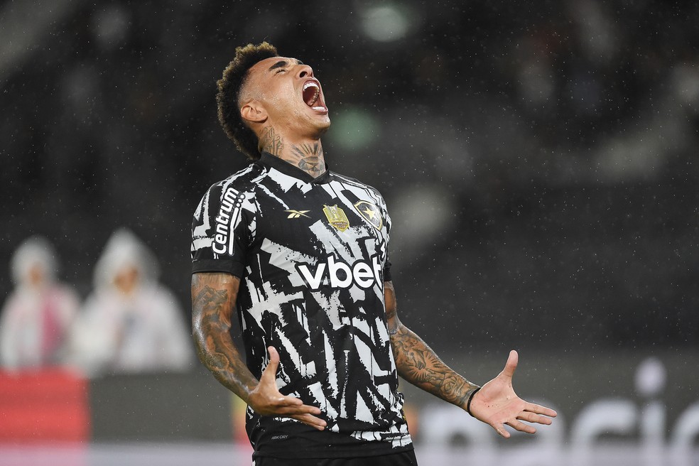 Igor Jesus comemora gol do Botafogo contra o Juventude  Foto: Andr Duro
