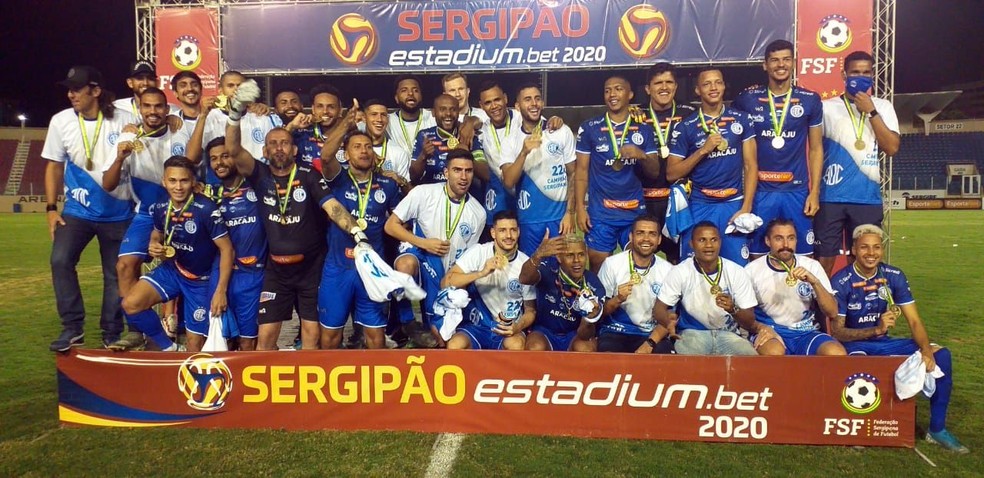 Confiança campeão sergipano de 2020 — Foto: FSF / Divulgação
