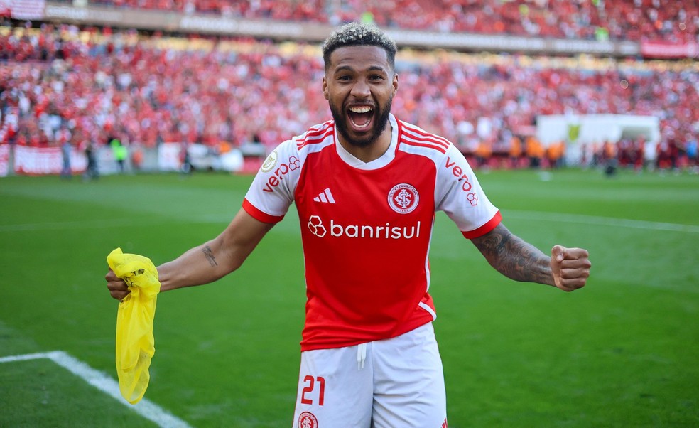 Wesley, atacante do Inter — Foto: Ricardo Duarte/Divulgação, Internacional