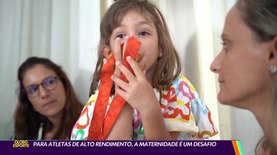 Para atletasrobo da pixbetalto rendimento, a maternidade é um desafio - Programa: Globo Esporte RJ 