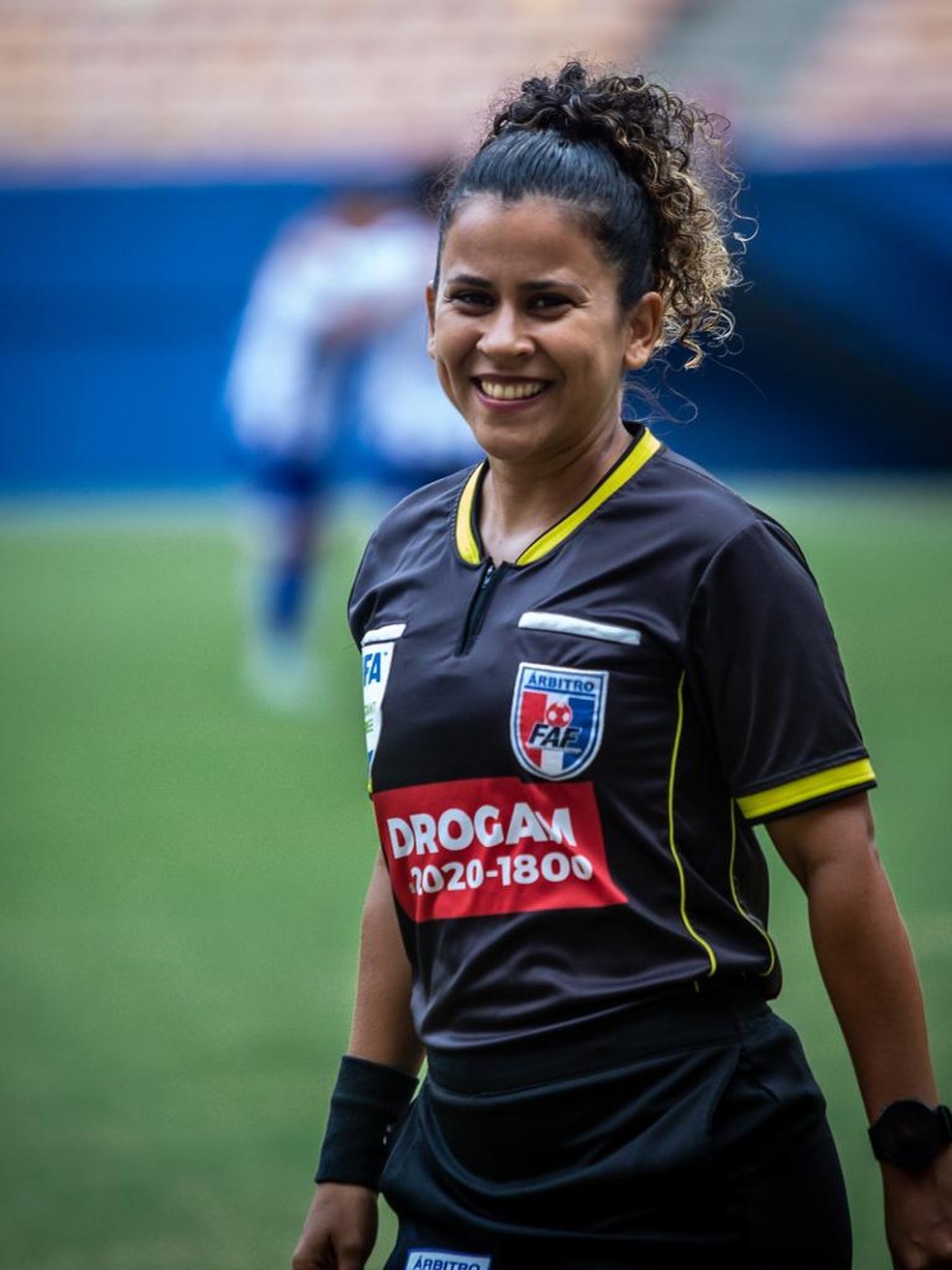 Anne Kesy, assistente do Amazonas &mdash; Foto: Deborah Melo/FAF