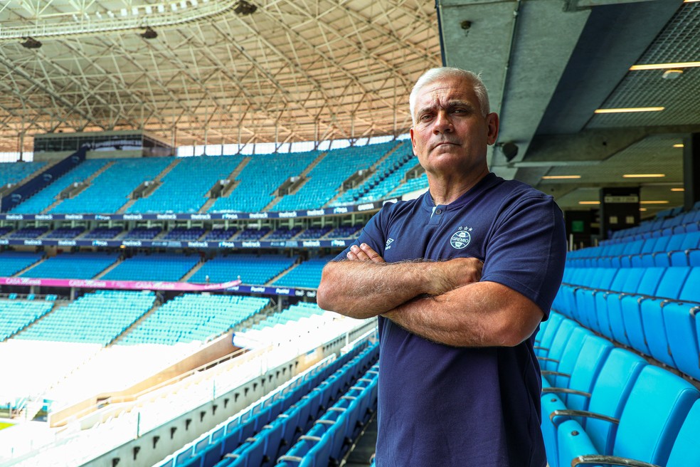 Fabiano Daitx assumiu como treinador do Grêmio Sub-20 em dezembro — Foto: Divulgação, Grêmio FBPA