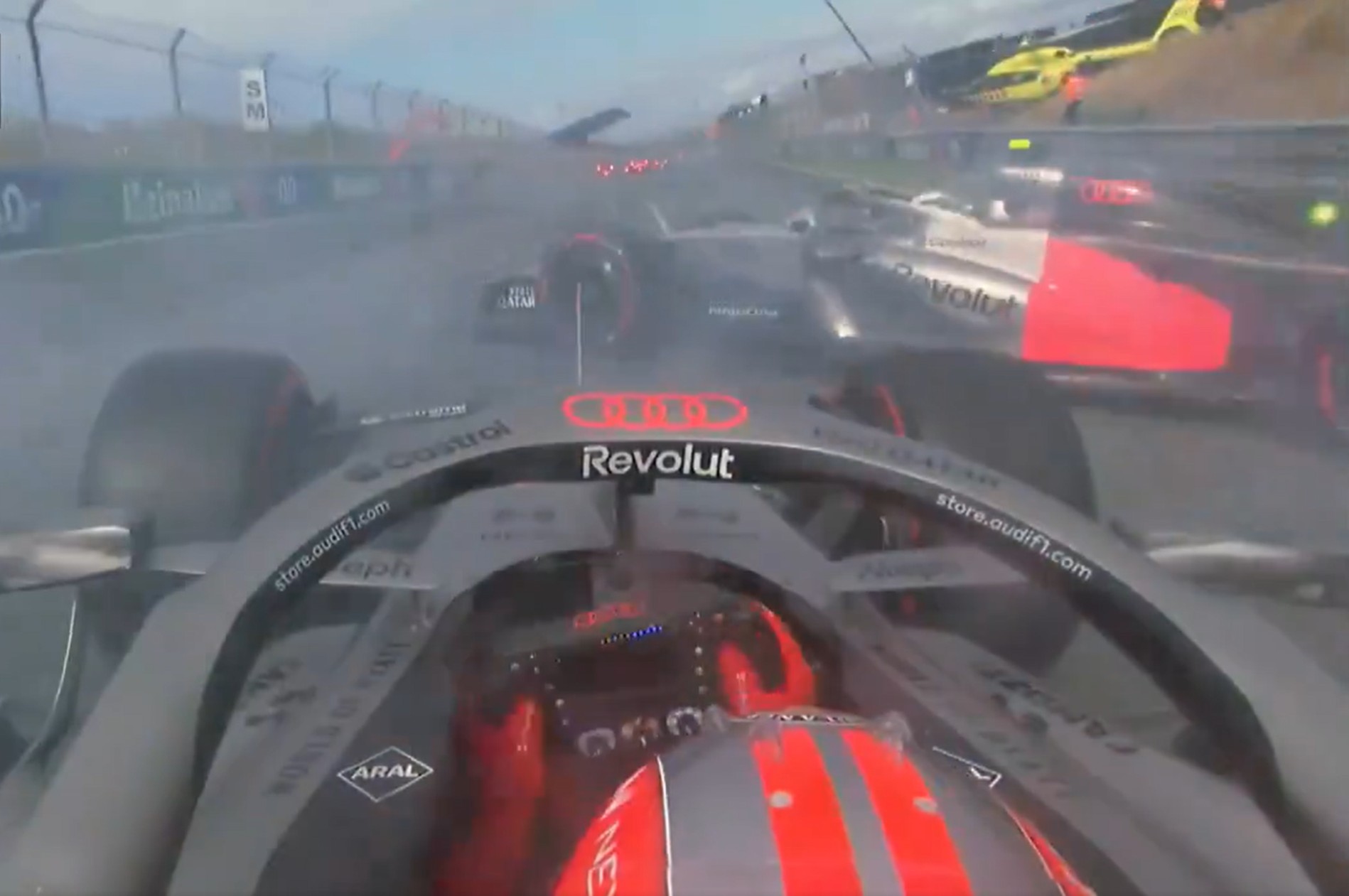 Hulkenberg conta como evitou batida por um triz com Bortoleto na Holanda