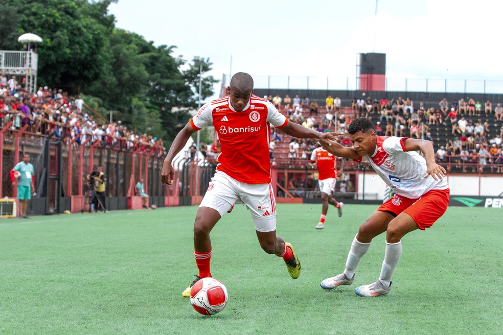 Inter x América de Pedrinhas na Copa São Paulo — Foto: Rafaela Frison/Inter