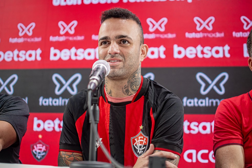 Luan em apresentação no Vitória — Foto: Victor Ferreira / EC Vitória / Divulgação