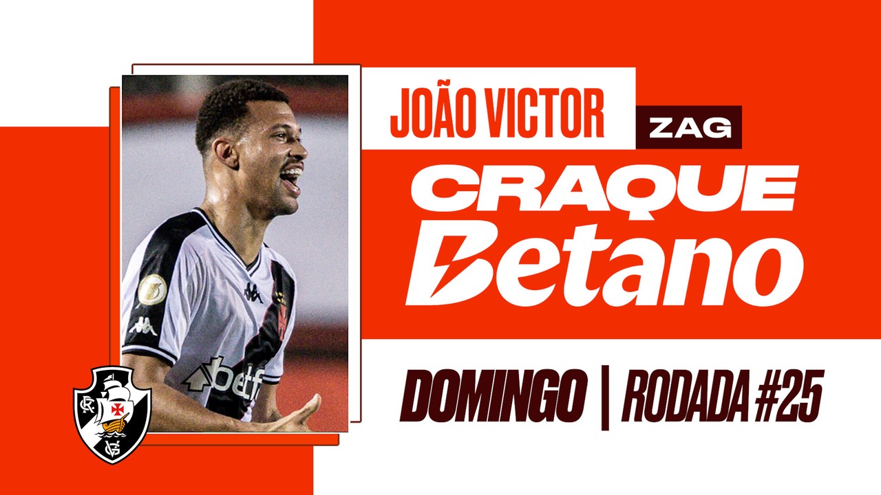 Cartola | João Victor faz gol da vitória do Vasco e é o Craque Betanogacha club jogar no googledomingo na rodada