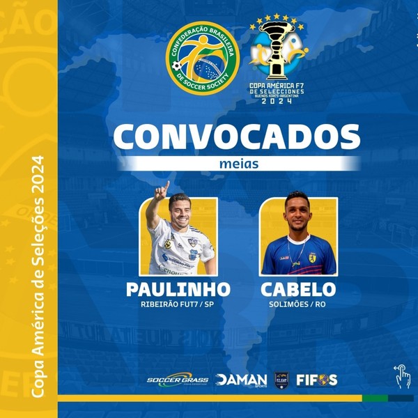 Seleção brasileira de fut7 convoca cinco piauienses para disputa