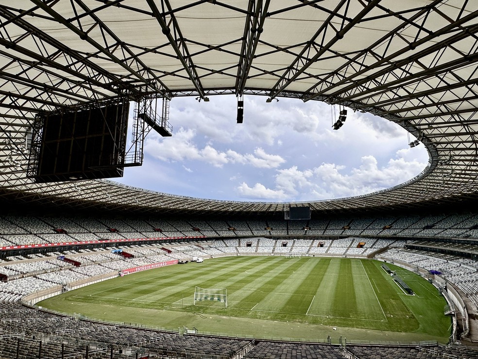 Mineirão vai receber o jogo entre Cruzeiro e Flamengo — Foto: Twitter/Mineirão