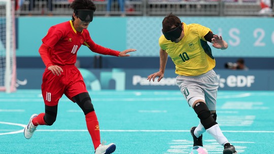 Brasil empata e pega Argentina na semifinal do futebol de cegos - Foto: (Alexandre Schneider/CPB)