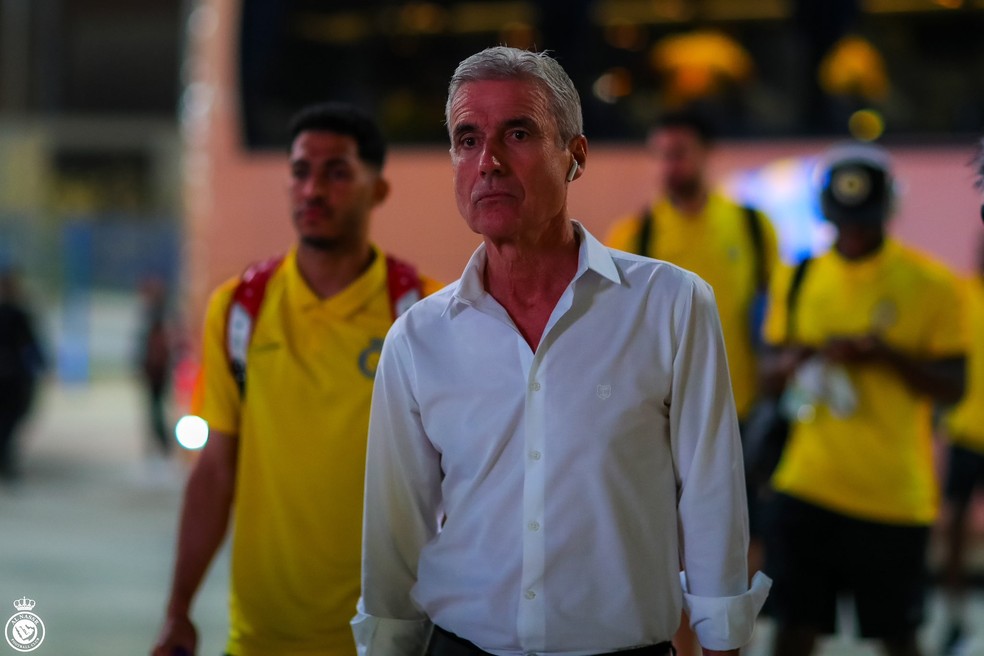 Luis Castro antes de Al-Nassr e Al Taawoun — Foto: Site oficial do Al-Nassr