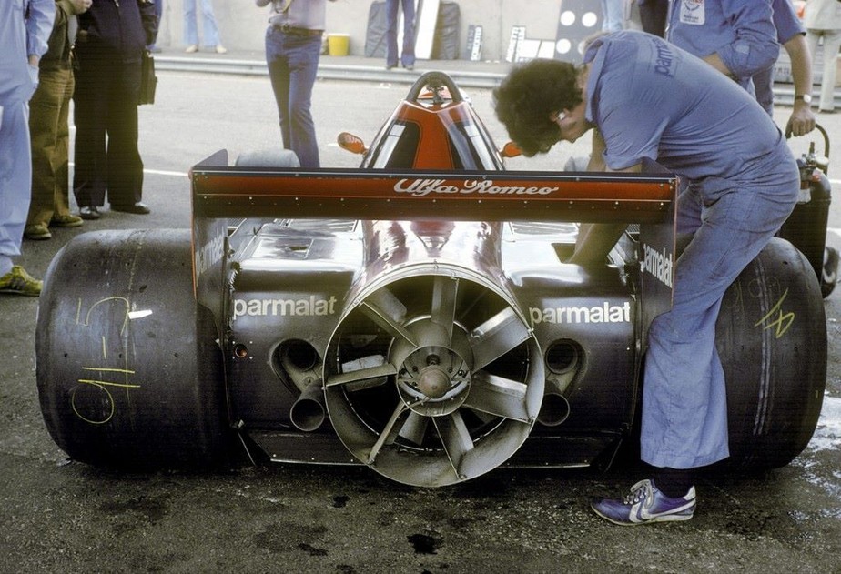 Quarenta anos atrás, Brabham usava carro-ventilador e vencia com