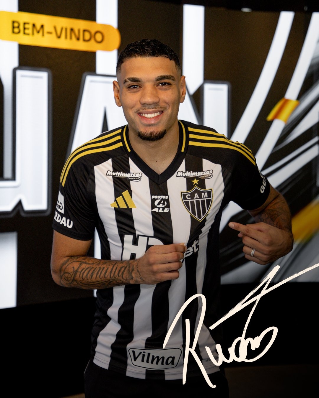 Atlético-MG oficializa contratação de Ruan Tressoldi