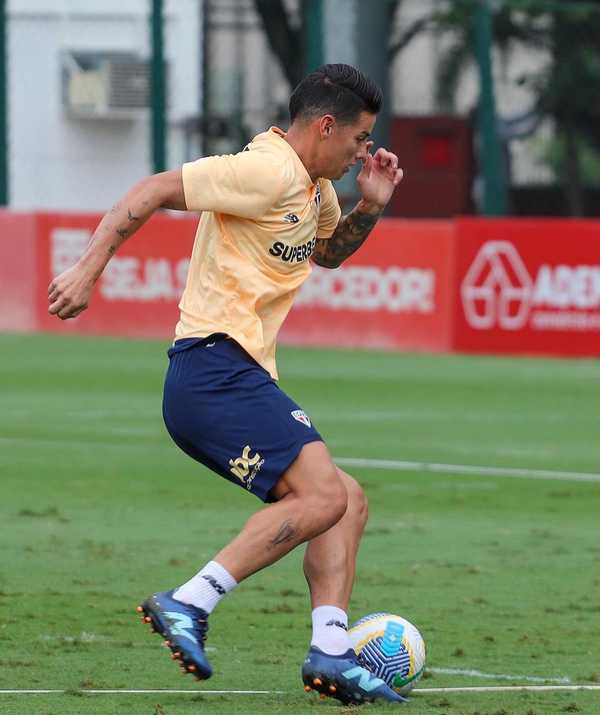 James Rodríguez se siente incómodo en el entrenamiento y podría perderse el partido de Sao Paulo contra Flamengo |  Sao Paulo