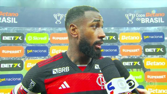 Gerson destaca esforço do Flamengo após expulsão de Bruno Henrique: "Classificação por ele" - Programa: Tempo Real 