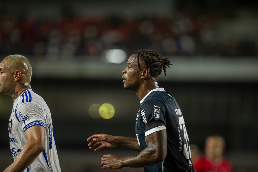 Eduardo Melo entrou no jogo e mudou a cara do Remo na final da Supercopa Grão-Pará — Foto: Samara Miranda/Ascom Remo