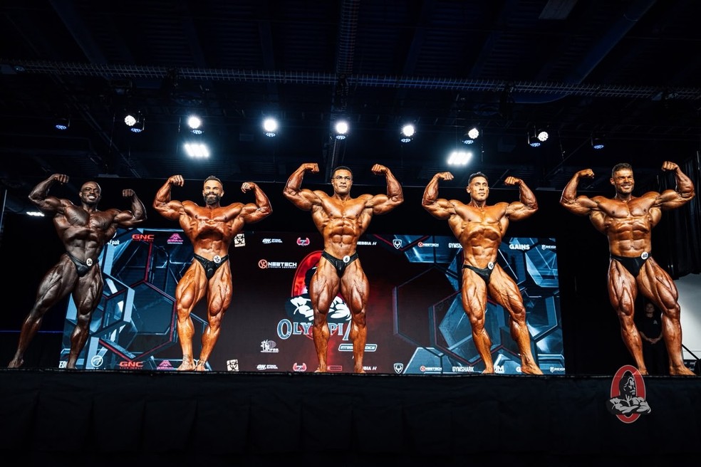 Call-out final das prévias da Classic Physique no Mr. Olympia 2026 — Foto: Divulgação/Mr. Olympia