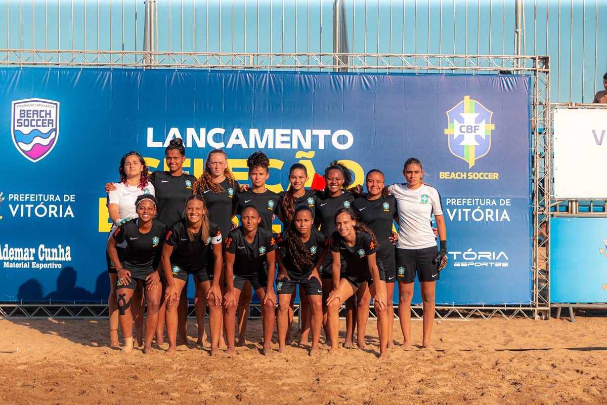 CBF forma primeira seleção feminina sub-20 de futebol de areia
