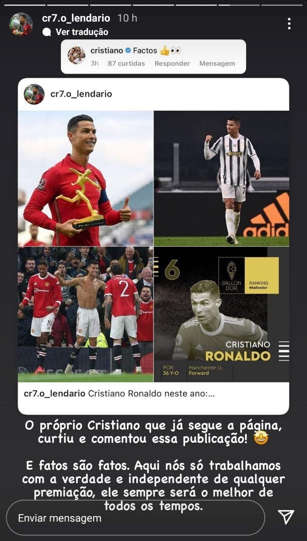 Cristiano Ronaldo - O lendário - O MAIOR ROUBO DE TODOS OS TEMPOS! A dúvida  que fica é, o que pesou mais? 1) O fato da FIFA não querer que o Cristiano