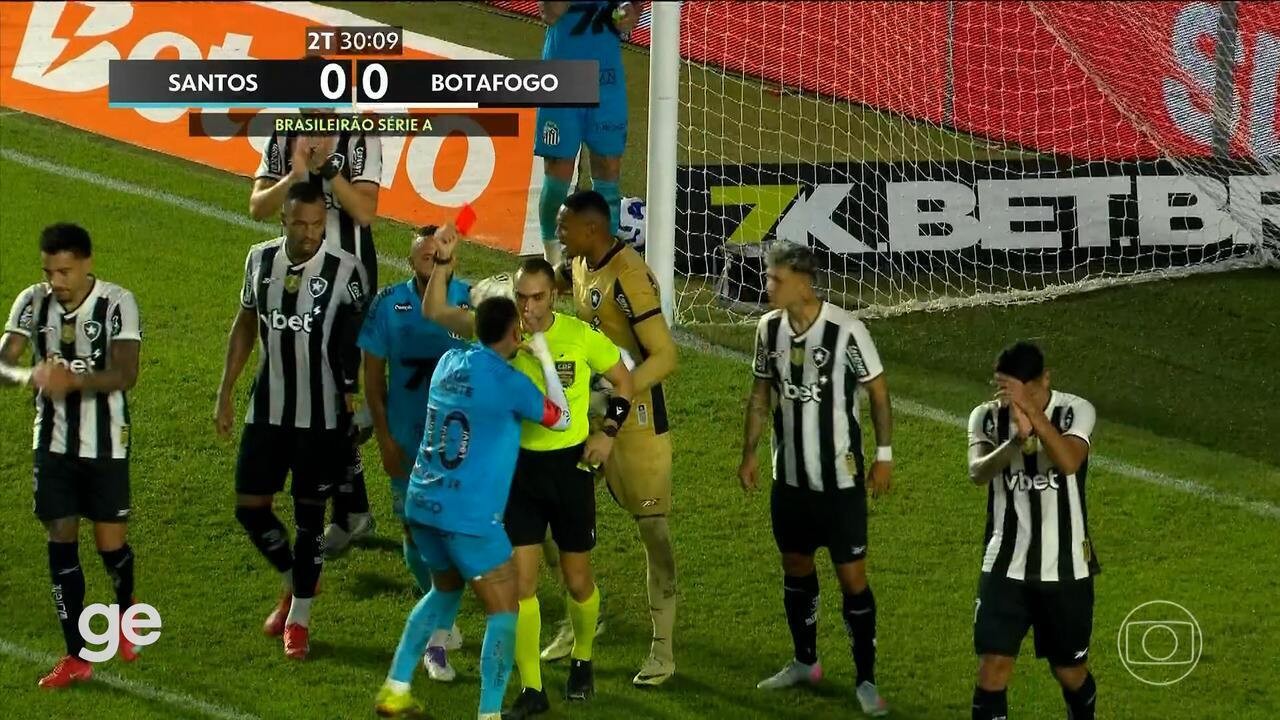 Neymar detona árbitro e pede desculpas por expulsão no Santos: 