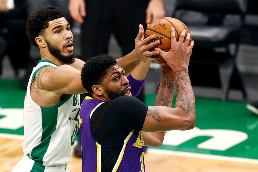 Boston Celtics x Los Angeles Lakers NBA — Foto: Maddie Meyer/Getty Images